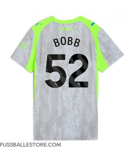 Günstige Manchester City Oscar Bobb #52 3rd trikot Damen 2025-26 Kurzarm